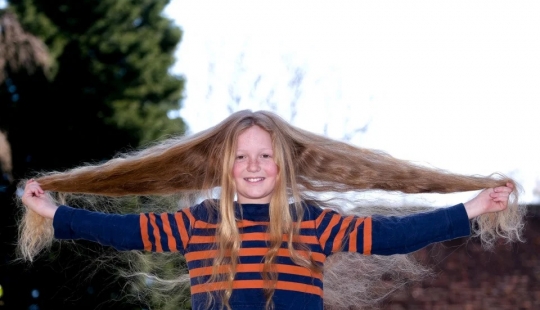 Why did this 12-year-old boy grow such long hair Why did this 12-year-old boy grow such long hair