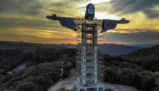 Why do they build a statue of Christ higher than the previous one in Brazil Why do they build a statue of Christ higher than the previous one in Brazil