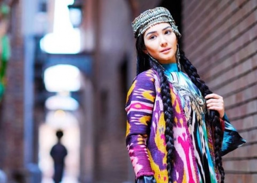 Why do Uzbek women braid a lot of pigtails