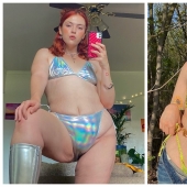 With a sagging belly, but high self-esteem: Liberated Jessica Blair and her photos in lingerie
