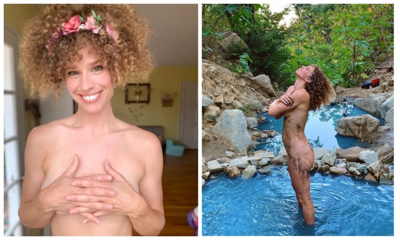 Without clothes and without complexes: why a young mother from Los Angeles prefers to go naked