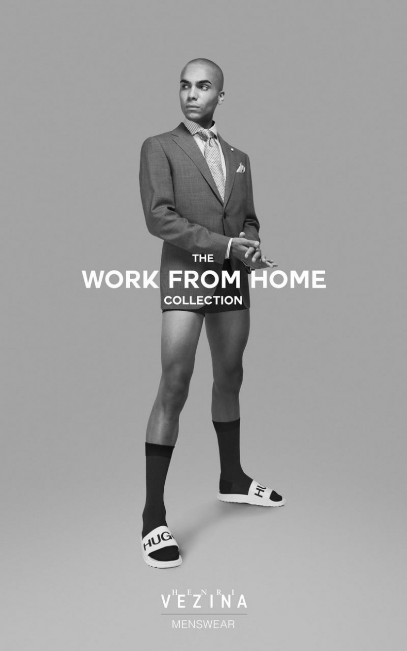 Without pants: a brand from Canada has presented its own version of clothing for working from home