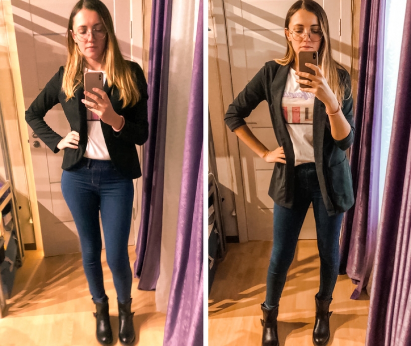 Women have tried 12 pieces of clothing that help them look slimmer, and they shared their photos