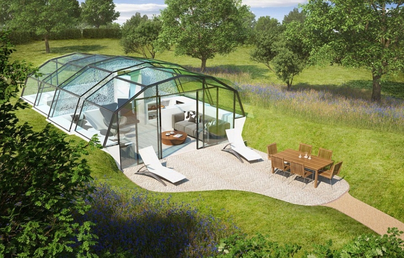 Would you like to live in a glass house?
