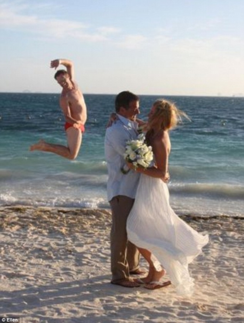 You can't think of it on purpose: the worst wedding photos that will definitely not be shown to guests