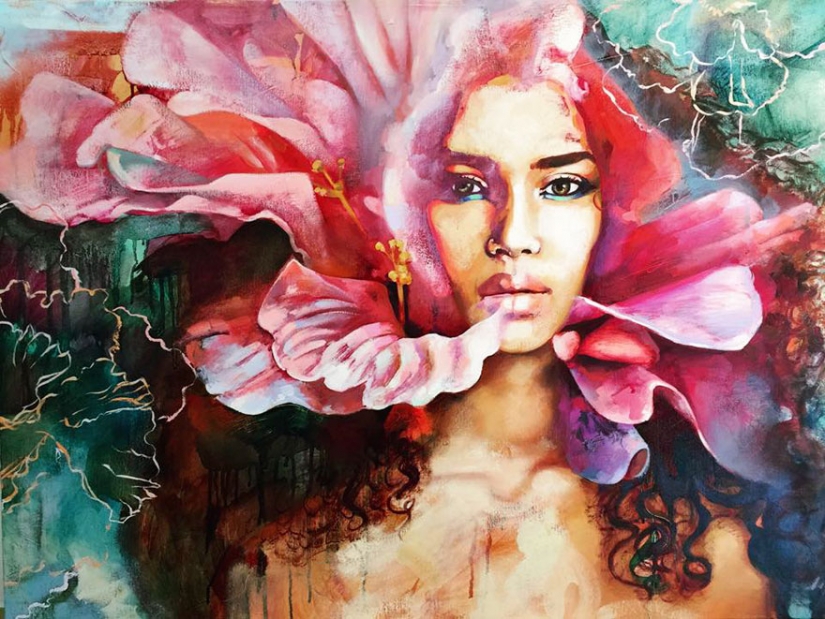 Young professional artist Dimitra Milan and its extraordinary pictures