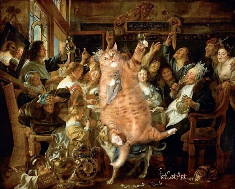 Zaratustra-gato de San Petersburgo, que se convirtió en parte de las obras maestras del arte mundial