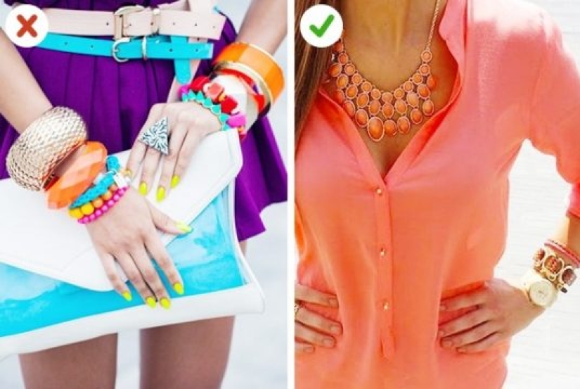 10 basic rules for matching accessories