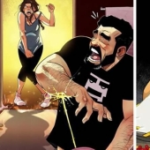 10 cómics de un artista israelí sobre lo que están pasando él y su esposa mientras esperan un hijo