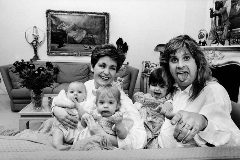10 momentos destacados de la vida familiar del gran y terrible Ozzy Osbourne