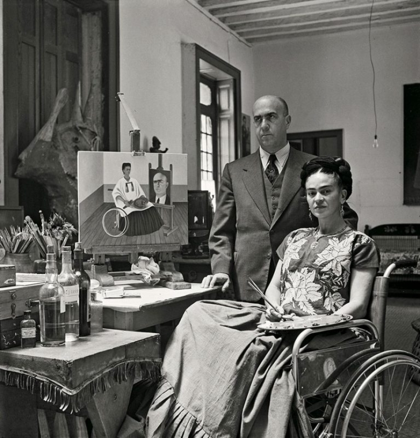 10 rare photos of Frida Kahlo in the last years of her life
