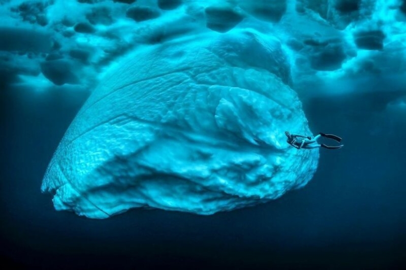 11 raras e impresionantes fotos de un iceberg en Groenlandia del fotógrafo Tobias Friedrich