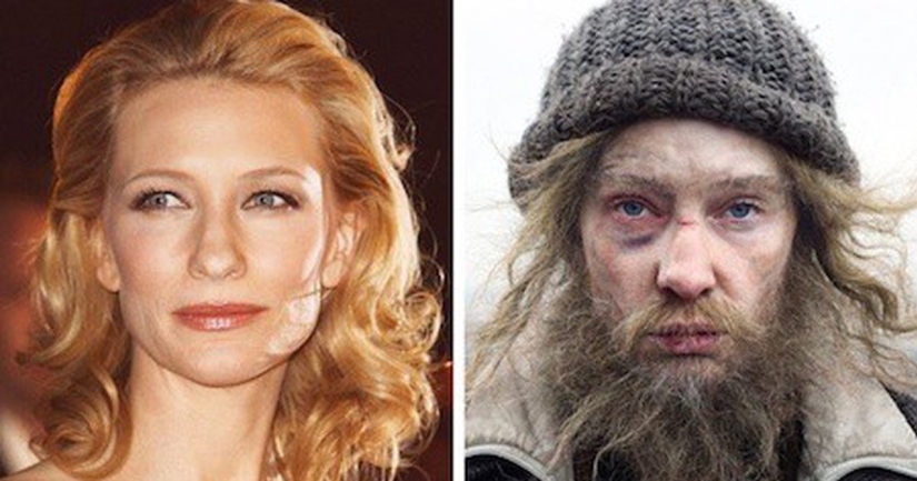 12 ejemplos de cómo los artistas del maquillaje de la transformación de los actores