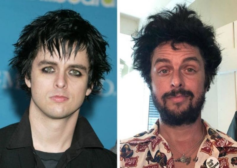 13 photos from the "was-became" series: how Western rock stars have changed
