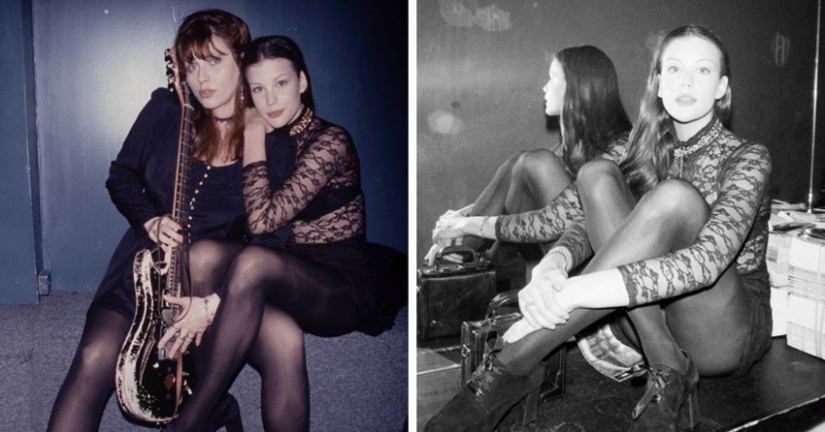 15-year-old Liv Tyler with her mother in pictures of David McGough in 1993