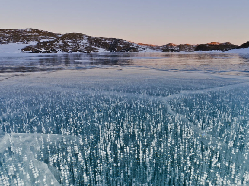 16 estanques congelados que parecen bellas artes