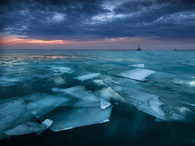 16 estanques congelados que parecen bellas artes