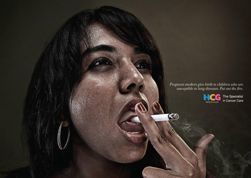 18 masterpieces of anti-tobacco advertising from around the world