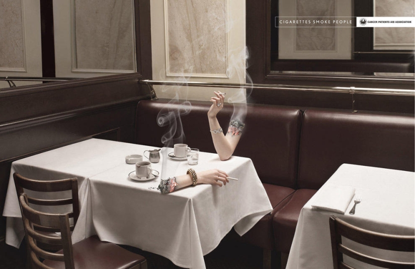 18 masterpieces of anti-tobacco advertising from around the world