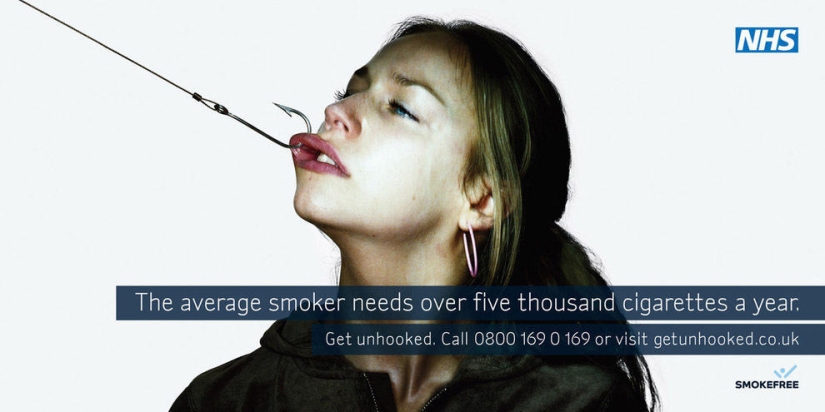 18 masterpieces of anti-tobacco advertising from around the world