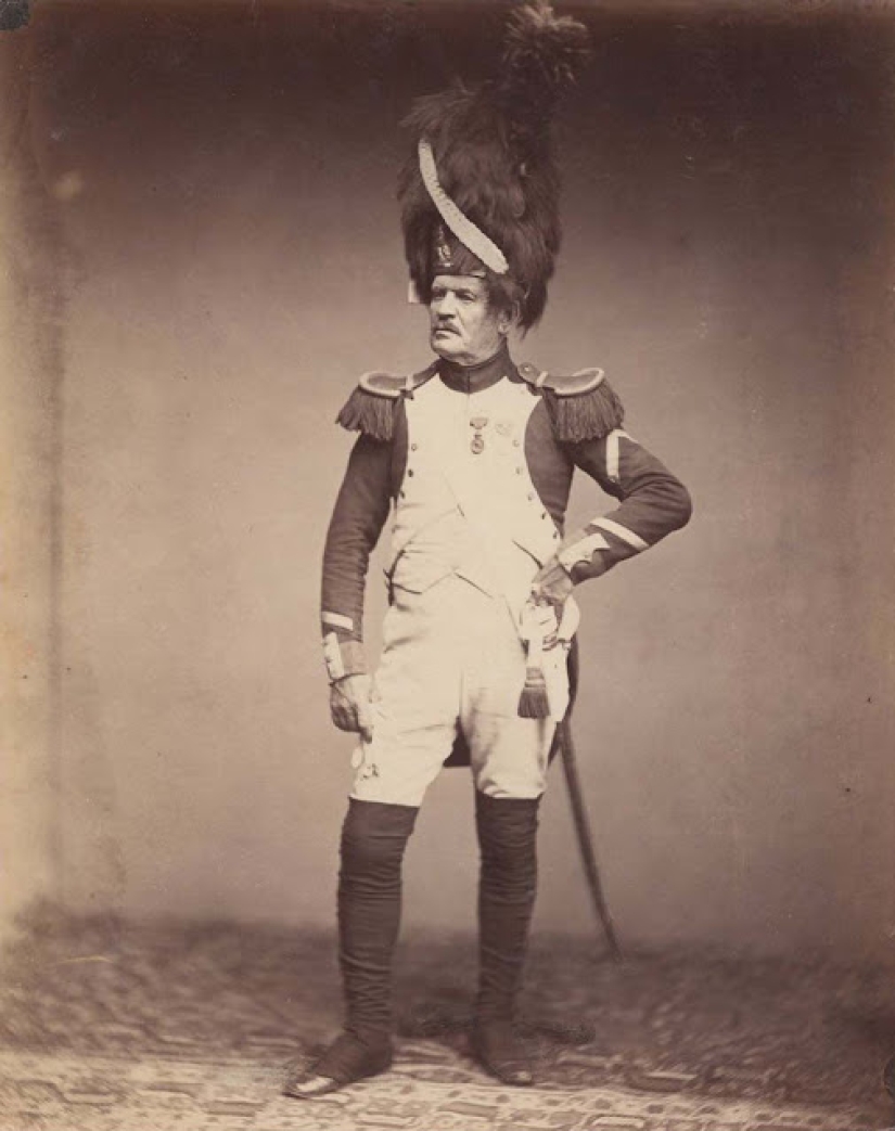 1858: retratos de los últimos veteranos supervivientes de las Guerras Napoleónicas