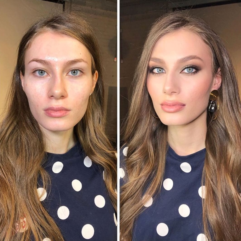 20 chicas antes y después del maquillaje que visitaron a un maquillador de Moscú y se volvieron aún más hermosas