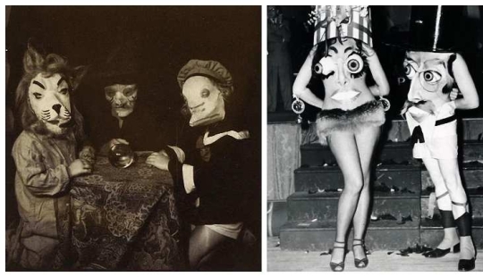 20 disfraces de Halloween extraños y ridículos de fotos antiguas