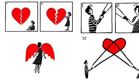 20 ilustraciones sobre el amor, en las que todo está claro sin palabras