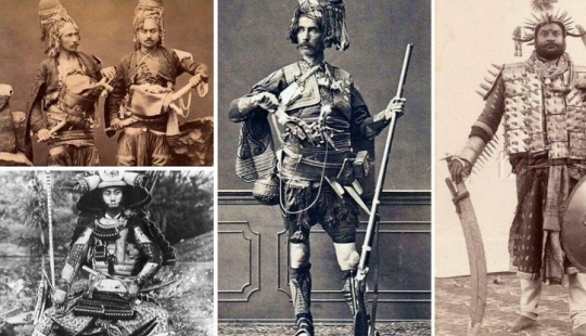 20 images of combat clothing from the distant past, which frightened the enemy