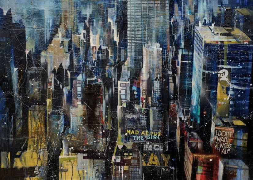 20 pinturas fascinantes al ritmo de una ciudad moderna