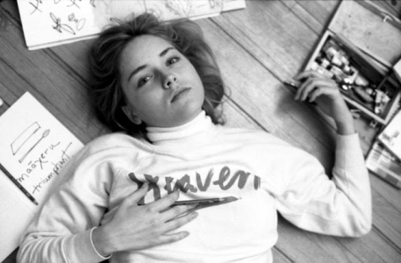 20 retratos de Sharon stone principios de los años 80