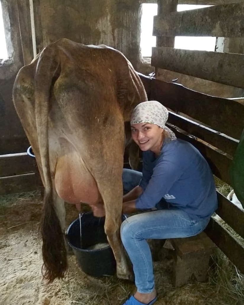 20 rural milkmaids from Instagram, with whom you will definitely fall in love