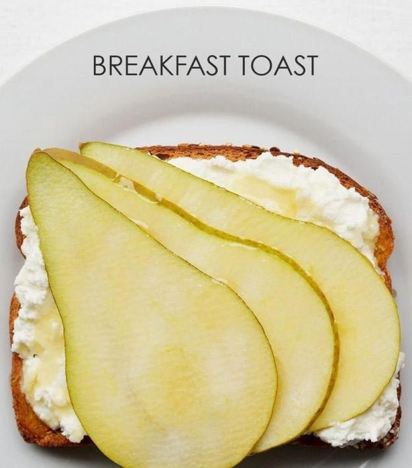 21 options for making unusual toasts for breakfast