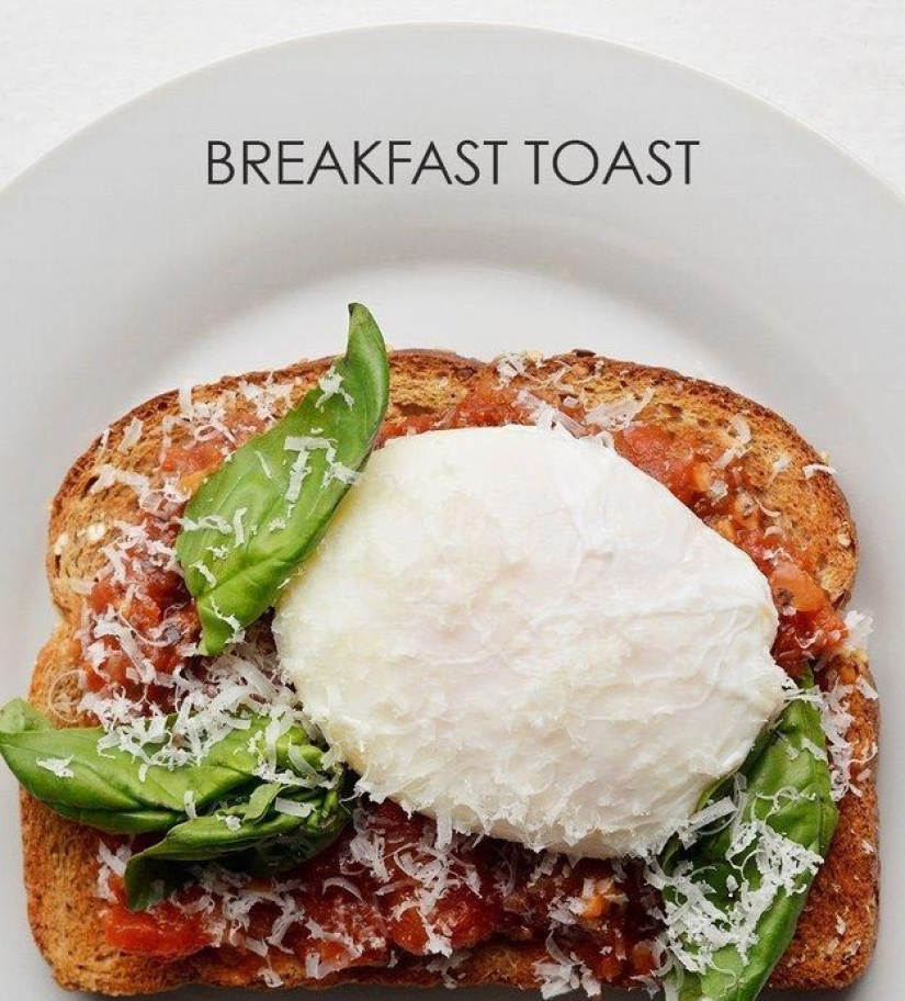 21 options for making unusual toasts for breakfast