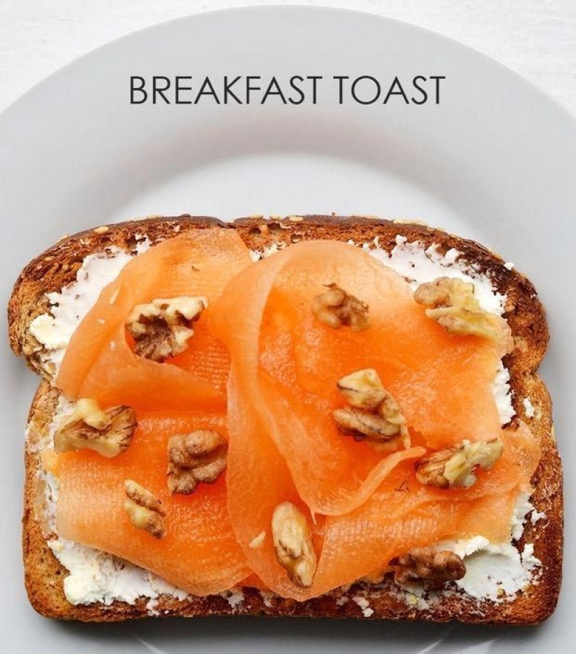 21 options for making unusual toasts for breakfast