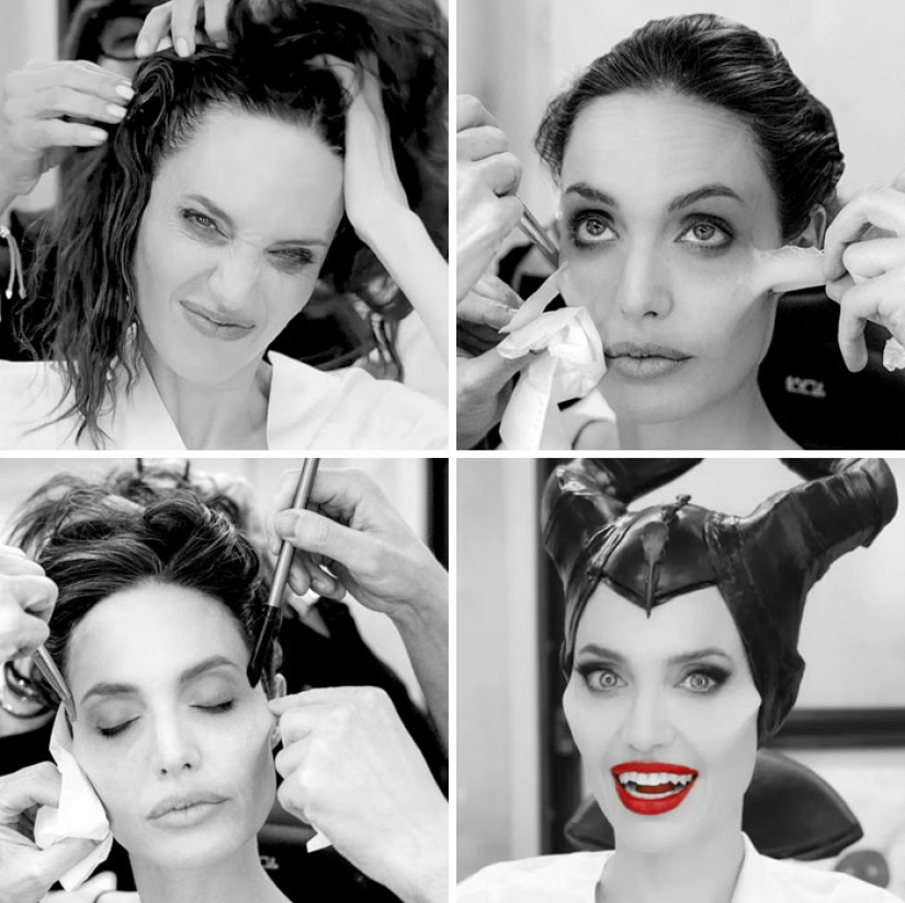 22 fotos de antes y después que muestran cuánto esfuerzo se dedicó al maquillaje de Hollywood