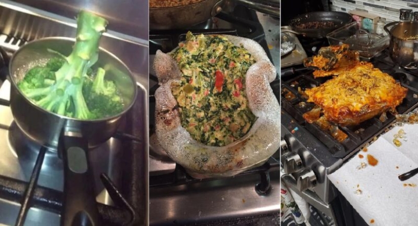 22 fracasos épicos en la cocina, o Cómo no engordar de la comida casera