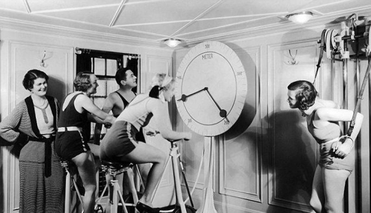 22 retro photos - what the fitness of the early 20th century looked like