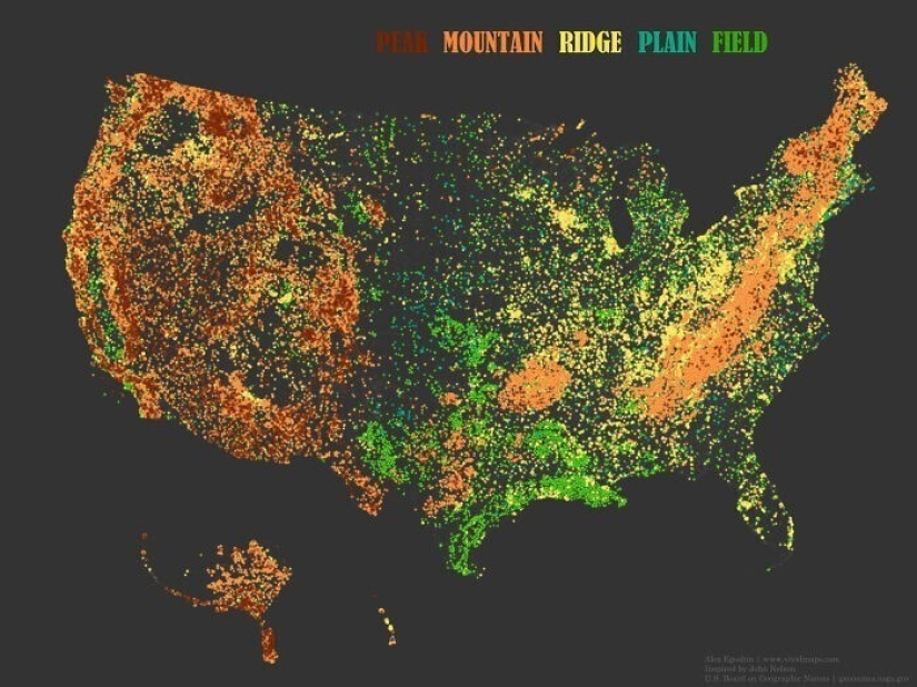 25 amazing maps that can change the way you look at many things