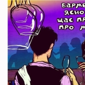 25 comic books with ironic verses from a Moscow artist
