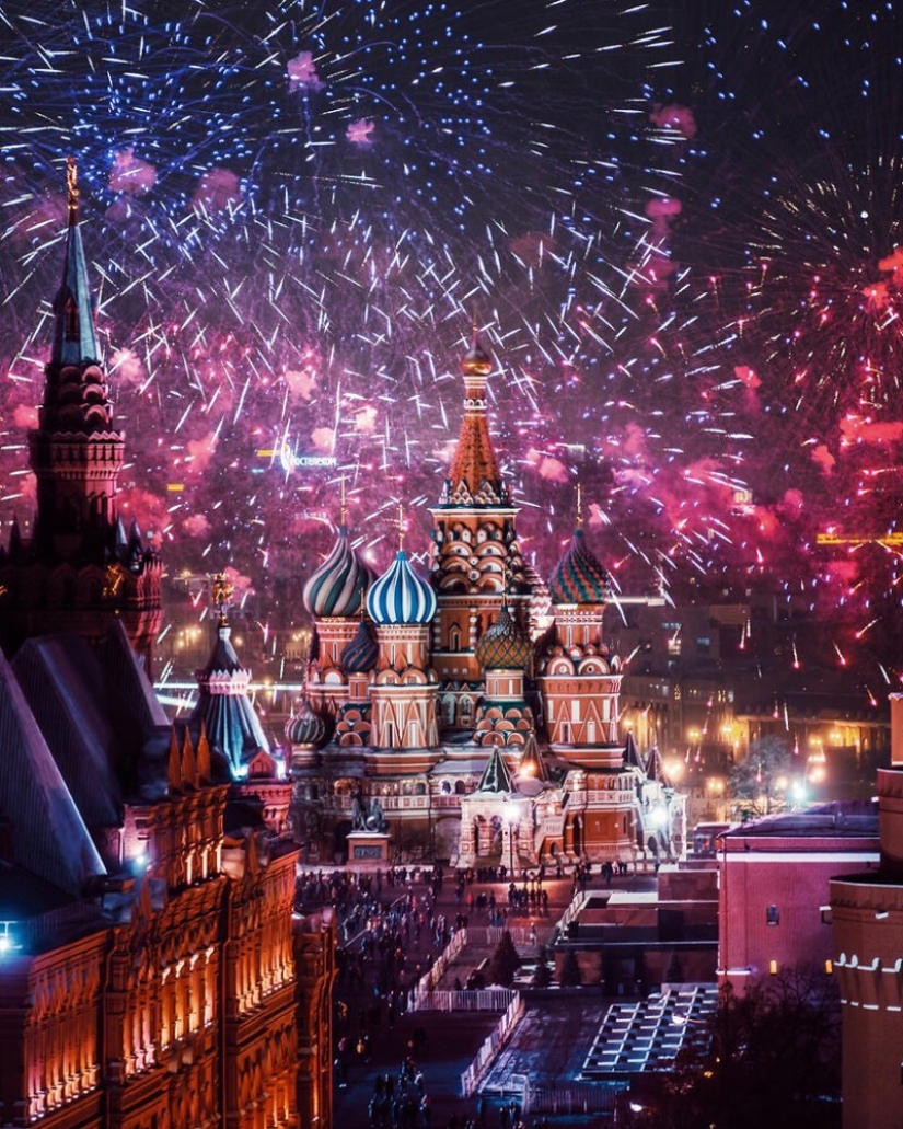 25 fotos increíbles de la víspera de Año Nuevo en Moscú de la hechicera Kristina Makeeva