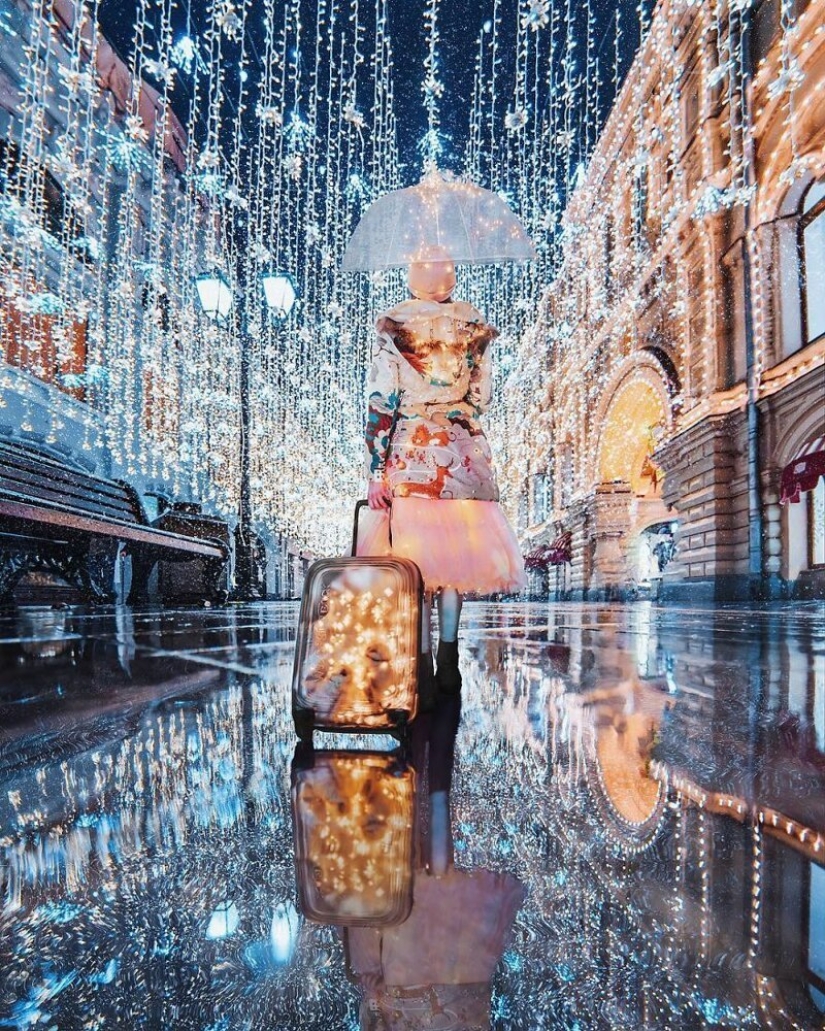 25 fotos increíbles de la víspera de Año Nuevo en Moscú de la hechicera Kristina Makeeva