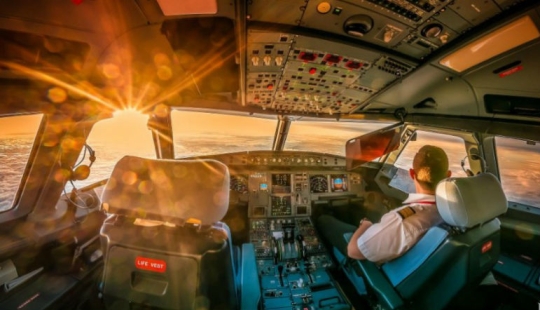 25 fotos tomadas por los pilotos desde las cabinas de los aviones
