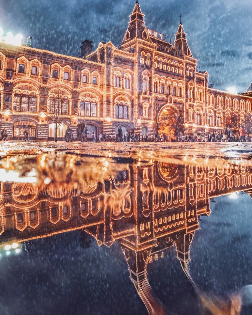 25 incredible photos of New Year's Eve Moscow from the sorceress Kristina Makeeva