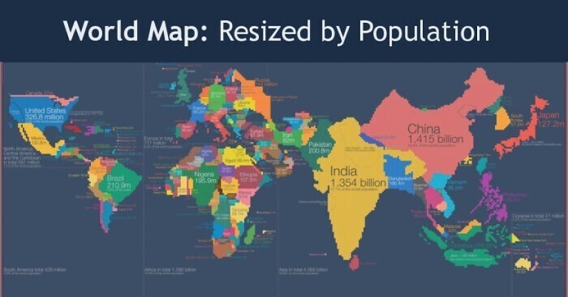 25 mapas increíbles que pueden cambiar la forma en que miras muchas cosas