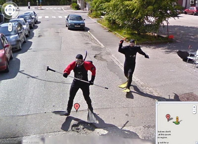 25 most unexpected pictures of Google Street View service