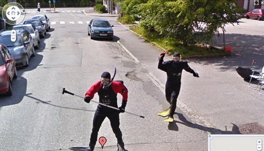 25 most unexpected pictures of Google Street View service