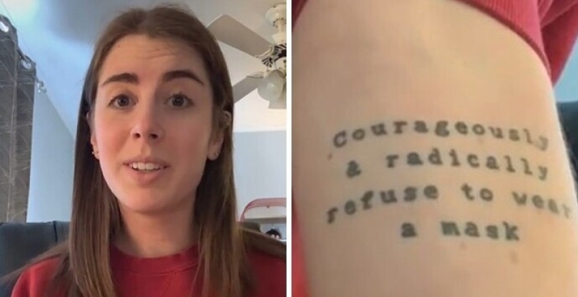 25 of the lucky winners in the competition for the stupid tattoo