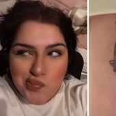 25 of the lucky winners in the competition for the stupid tattoo