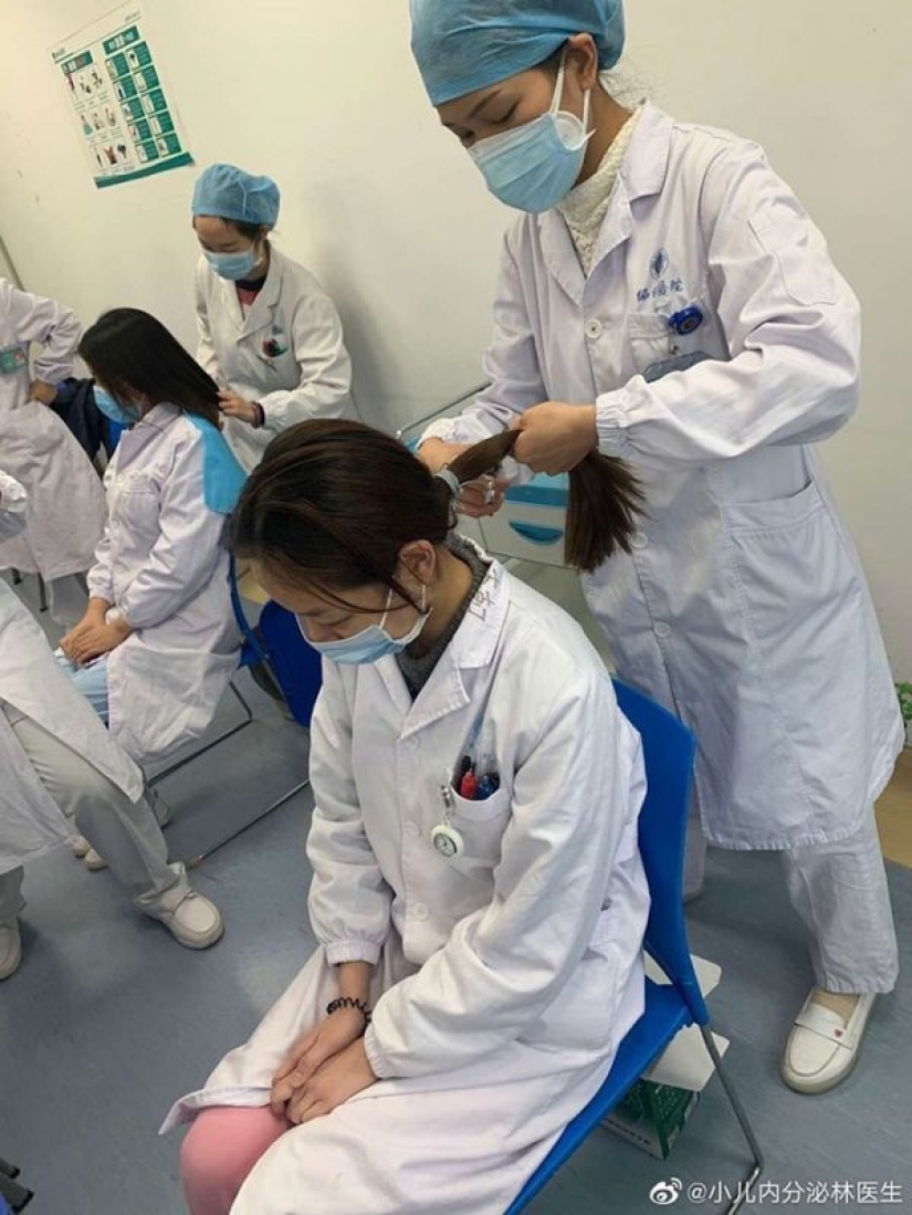 25 photos about the everyday life of medical staff in Wuhan infected with coronavirus